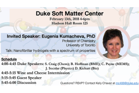 Duke Soft Matter Seminar Series